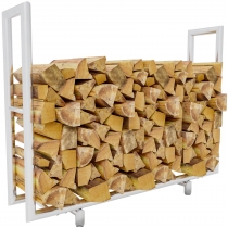 Stojan na palivové drevo Drake 91x122x30 cm - nerezová oceľ