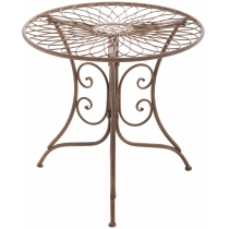 Kovový stôl GS19999 - Hnedá antik