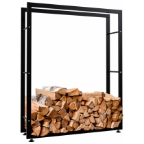 Stojan na drevo Keri V2 25x100x125, čierna