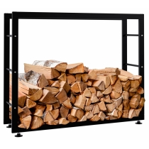 Stojan na drevo Keri V2 25x100x80, čierna