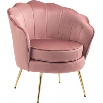 Stolička Rosita zamat - ružová