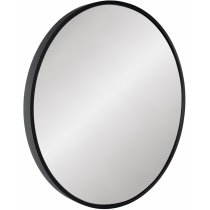 Nástenné zrkadlo Elsie M 323823 - 45x45 cm - Čierna