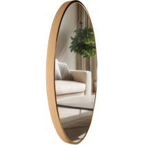 Nástenné zrkadlo Elsie L 323826 - 60x60 cm - Zlatá mat