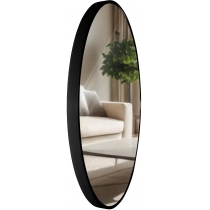 Nástenné zrkadlo Elsie L 323827 - 60x60 cm - Čierna