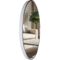 Nástenné zrkadlo Elsie L 323828 - 60x60 cm - Strieborná