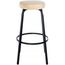 Barová stolička Kamari koženka - krémová