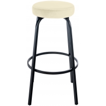Barová stolička Kamari zamat - krémová