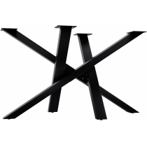 Stolové nohy Finney 325477 - 120x60x72 - Čierna