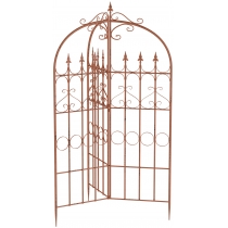 Mriežka na popínavé rastliny Flowton - hnedá