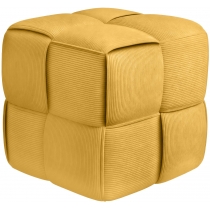 Taburetka Forinta látka cord - žltá