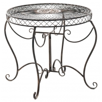 Kovový stôl Sheela - Bronzová