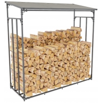 Prístrešok na palivové drevo Ruston XL - 165x70x165 cm, hliník - antracit