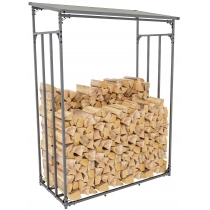 Prístrešok na palivové drevo Ruston L - 130x70x185 cm, hliník - antracit