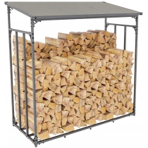 Prístrešok na palivové drevo Ruston S - 143x70x145 cm, hliník - antracit