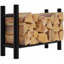 Stojan na drevo Medya round - 30x80x60 cm, kov čierny