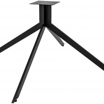 Stolové nohy 323442 Ladera - 117x60x72 cm, kov, čierna