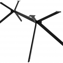 Stolové nohy 323440 Cascada L - 195x133x72 cm, kov, industrial čierna