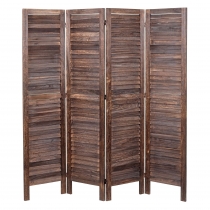 Paraván HWC-G30 - 170 × 162 cm - hnedá