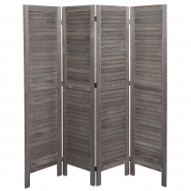 Paraván HWC-G30 - 170 × 162 cm - sivohnedá
