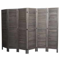 Paraván HWC-G30 - 170 × 240 cm - sivohnedá
